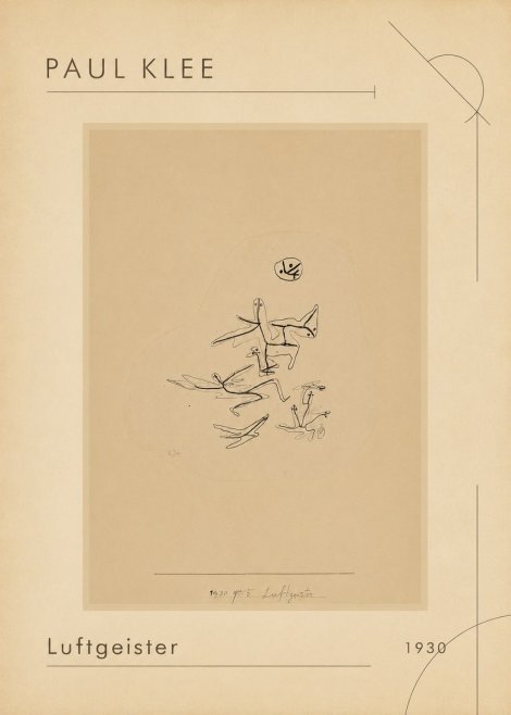 Paul Klee Luftgeister No1 - Affiche