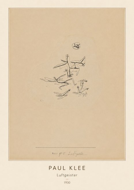 Paul Klee Luftgeister No3 - Affiche