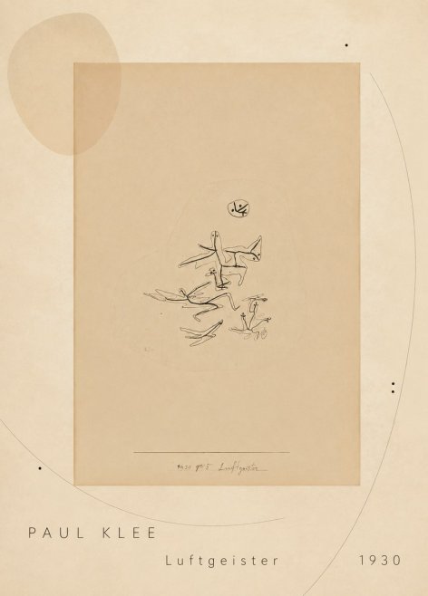 Paul Klee Luftgeister No5 - Affiche