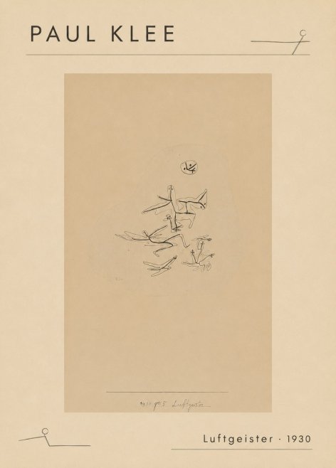Paul Klee Luftgeister No6 - Affiche