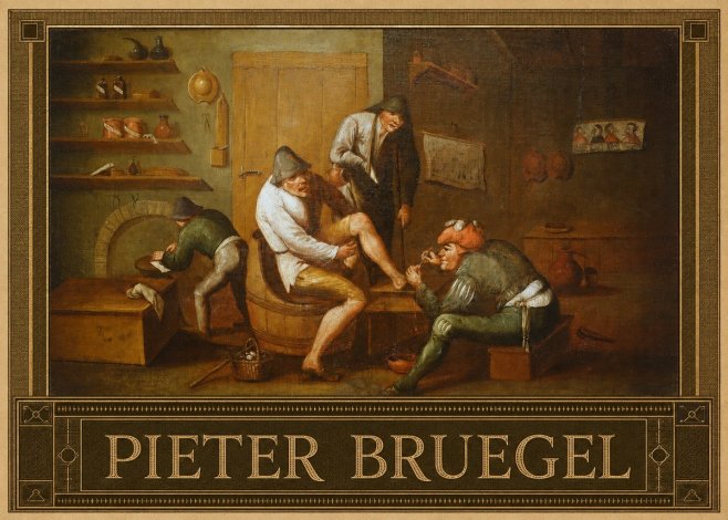 Pieter Bruegel The Foot Operation No3 - Affiche