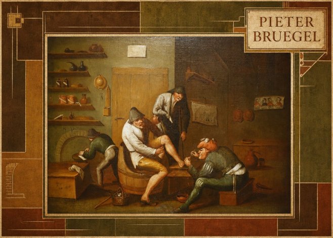 Pieter Bruegel The Foot Operation No6 - Affiche