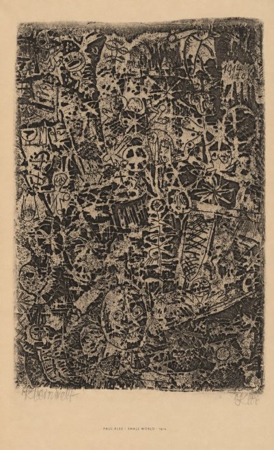 Paul Klee Small World No6 - Affiche