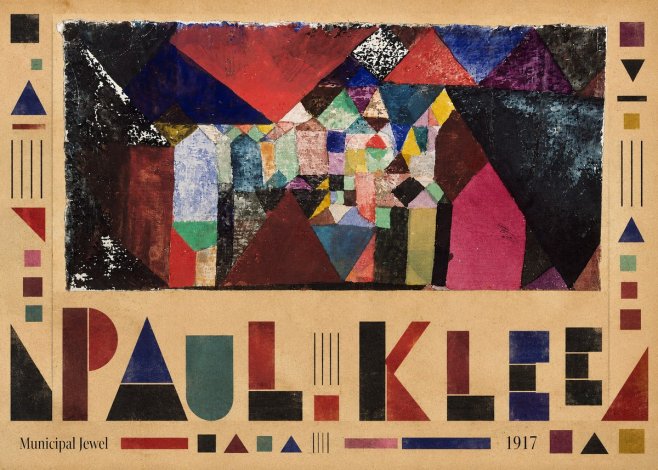 Paul Klee Municipal Jewel No5 - Affiche