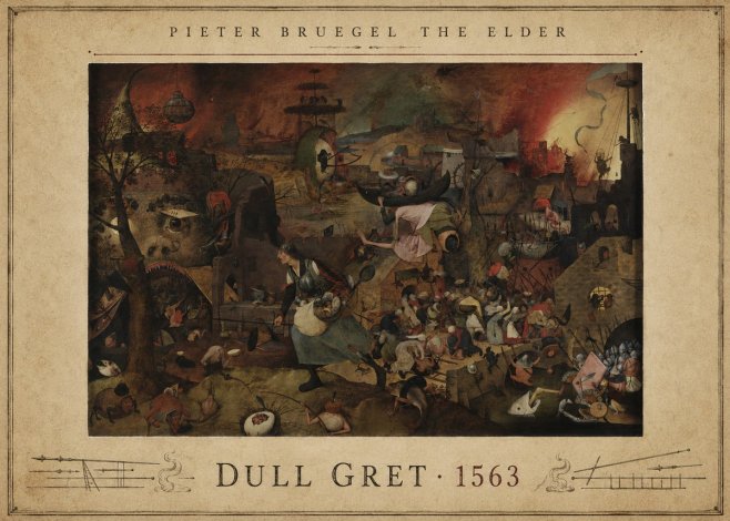 Pieter Bruegel Dull Gret III No4 - Affiche