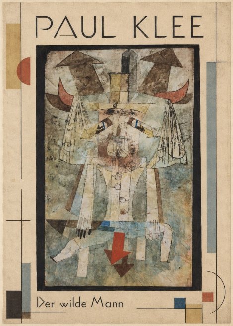 Paul Klee Der Wilde Mann No1 - Affiche