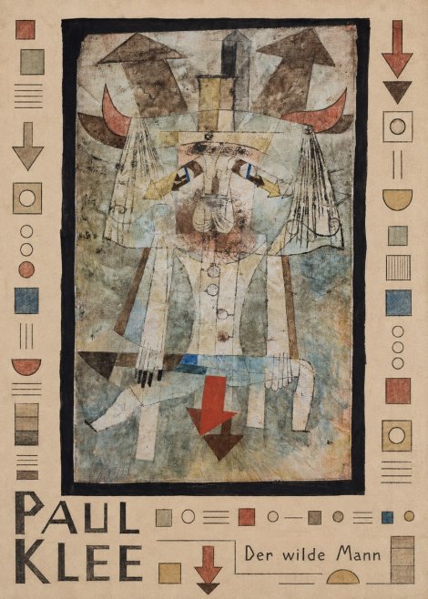 Paul Klee Der Wilde Mann No4 - Affiche
