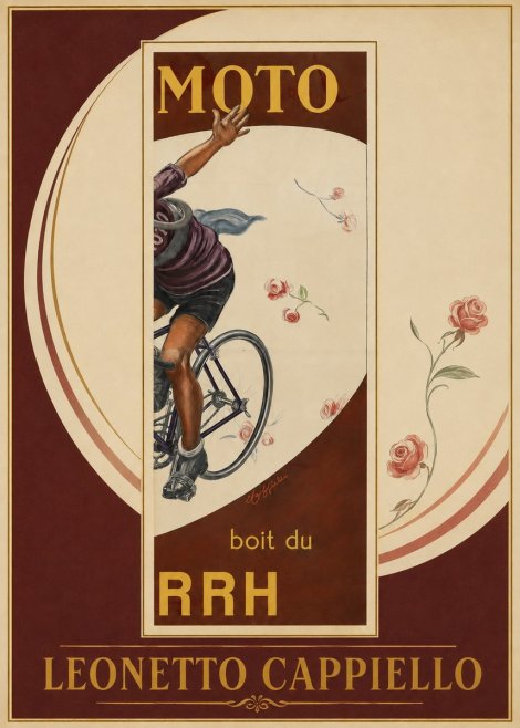 Leonetto Cappiello Moto Rrh No2 - Affiche