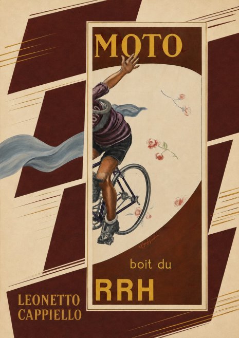Leonetto Cappiello Moto Rrh No6 - Affiche