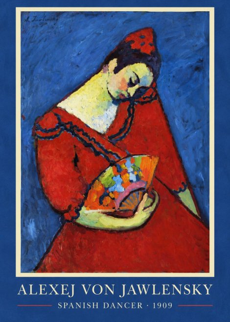 Alexej von Jawlensky Spanish Dancer No3 - Affiche