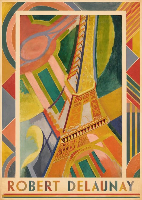 Robert Delaunay The Eiffel Tower No2 - Affiche