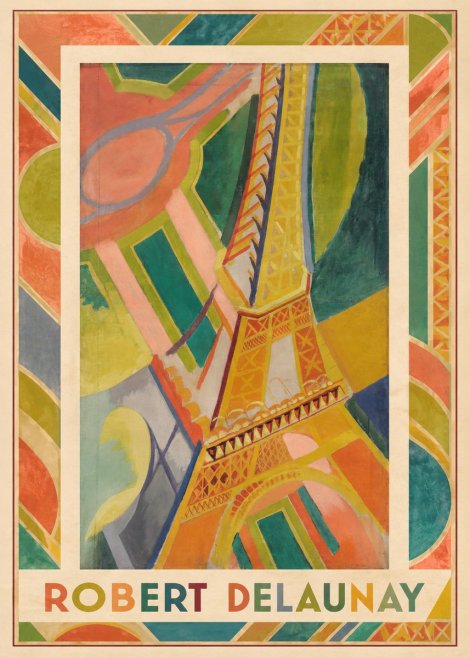 Robert Delaunay The Eiffel Tower No3 - Affiche