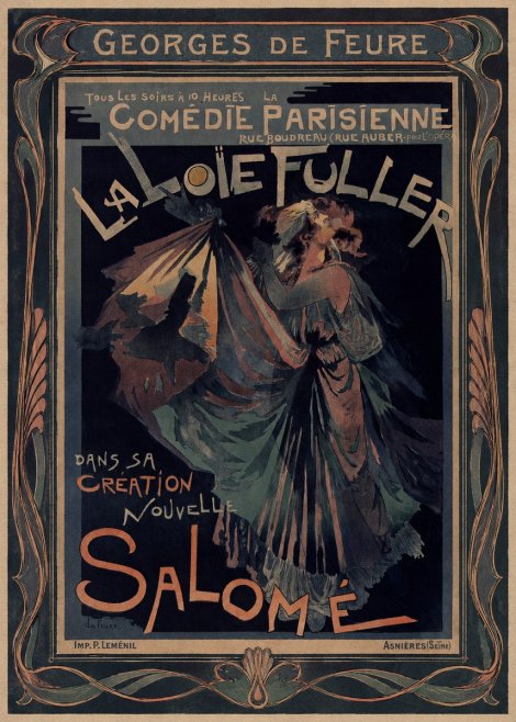 Georges de Feure La Loïe Fuller - Salomé III No1 - Affiche
