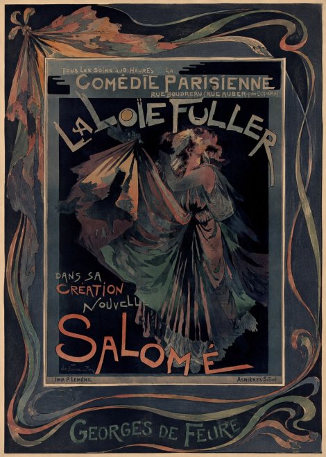 Georges de Feure La Loïe Fuller - Salomé III No2 - Affiche