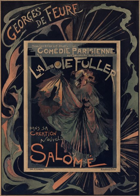 Georges de Feure La Loïe Fuller - Salomé III No4 - Affiche