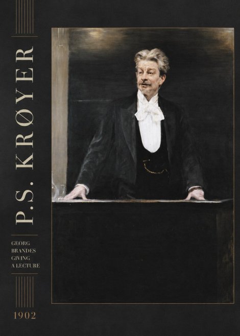 P.S. Krøyer Georg Brandes Giving a Lecture No2 - Affiche
