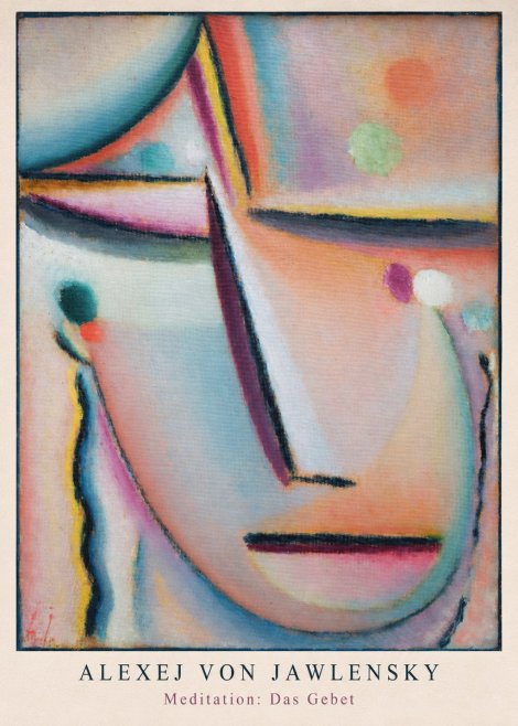 Alexej von Jawlensky Meditation: Das Gebet No6 - Affiche