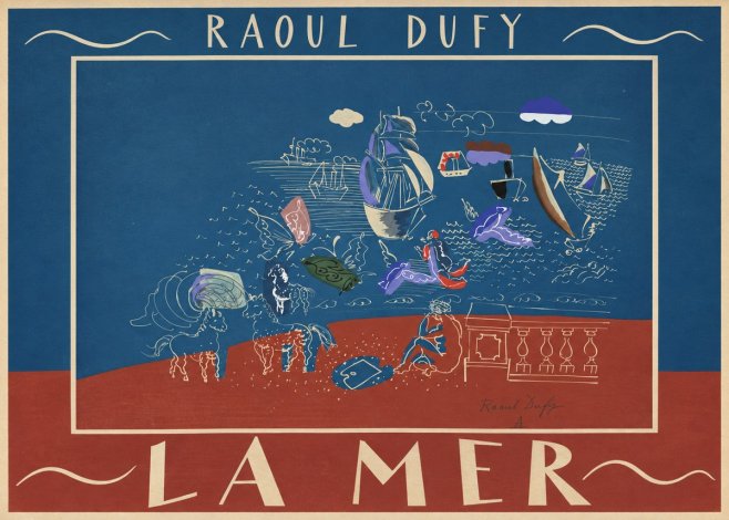 Raoul Dufy La Mer No3 - Affiche