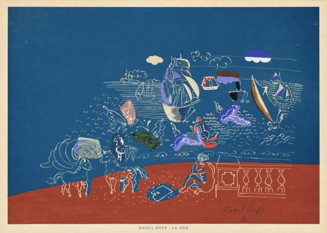 Raoul Dufy La Mer No6 - Affiche