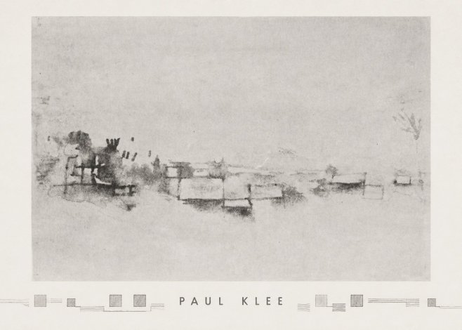 Paul Klee View of the Valley No3 - Affiche