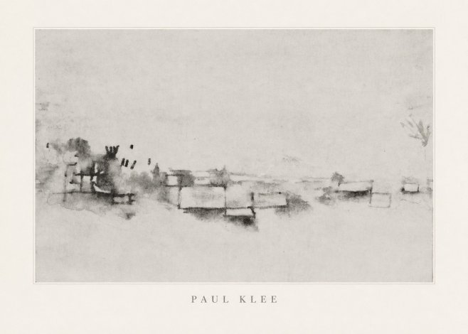 Paul Klee View of the Valley No4 - Affiche