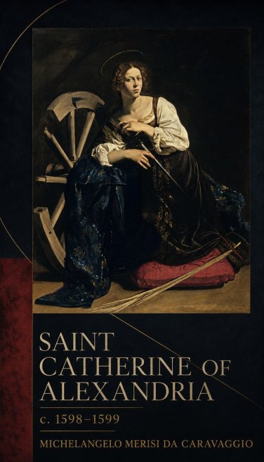 Michelangelo Merisi da Caravaggio Saint Catherine of Alexandria II No6 - Affiche