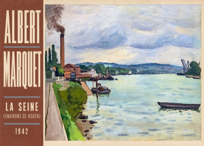 Albert Marquet La Seine (Environs De Rouen) No3 - Affiche