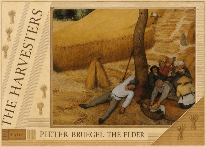 Pieter Bruegel The Harvesters V No6 - Affiche