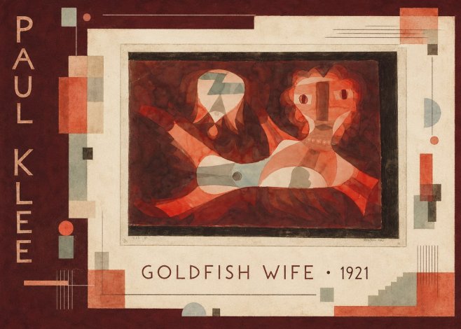 Paul Klee Goldfish Wife No2 - Affiche