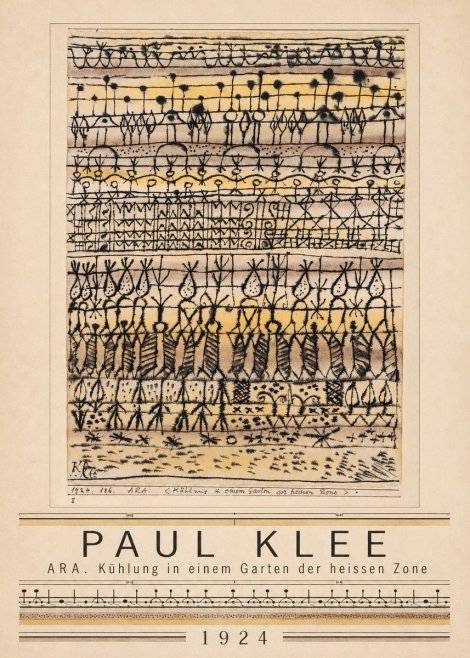 Paul Klee Ara. Kühlung in Einem Garten Der Heissen Zone No1 - Affiche