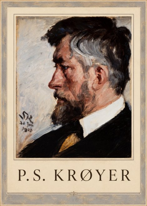 P.S. Krøyer Self-portrait IV No2 - Affiche