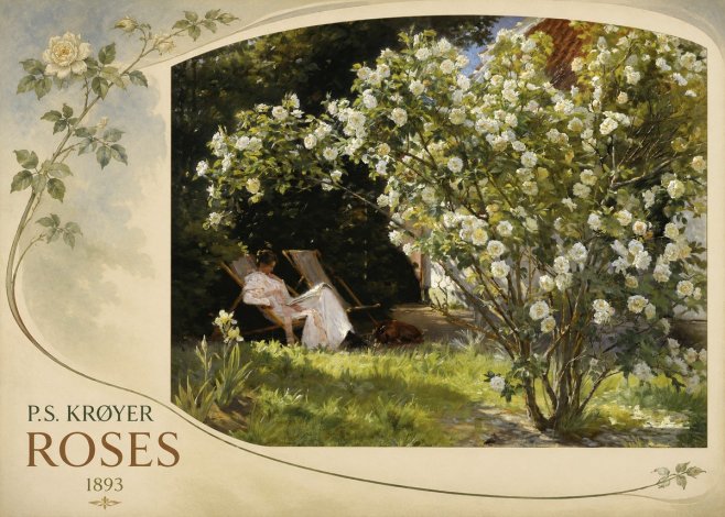 P.S. Krøyer Roses No4 - Affiche