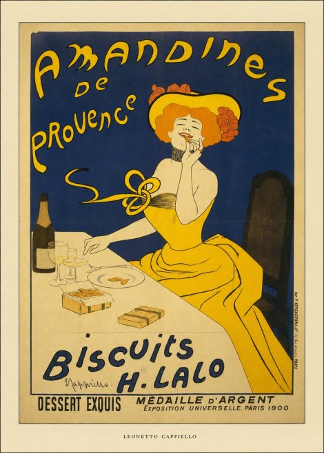Leonetto Cappiello Amandines De Provence Biscuits H. Lalo III No6 - Affiche