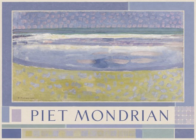 Piet Mondrian The Sea No1 - Affiche