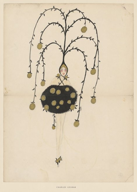 Charles Gesmar Figure with Hanging Orbs No5 - Affiche