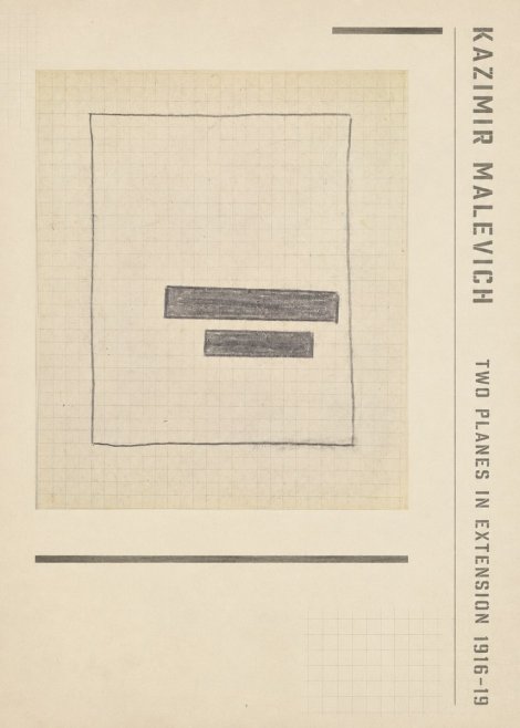 Kazimir Malevich Two Planes in Extension No2 - Affiche