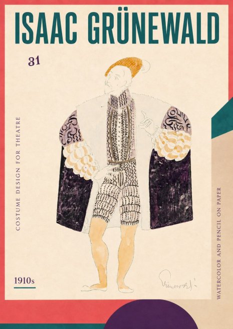 Isaac Grünewald Costume Design for Theatre No3 - Affiche