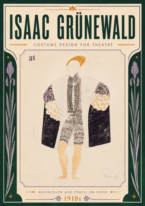 Isaac Grünewald Costume Design for Theatre No5 - Affiche