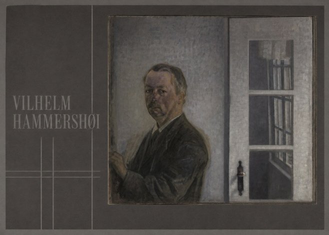 Vilhelm Hammershøi Self-portrait II No3 - Affiche