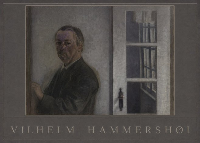 Vilhelm Hammershøi Self-portrait II No4 - Affiche