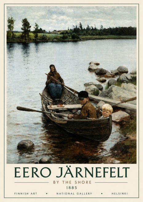 Eero Järnefelt By the Shore No6 - Affiche