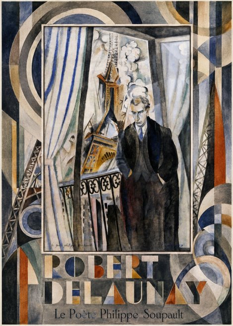 Robert Delaunay Le Poète Philippe Soupault No4 - Affiche