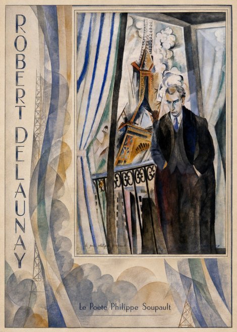 Robert Delaunay Le Poète Philippe Soupault No6 - Affiche