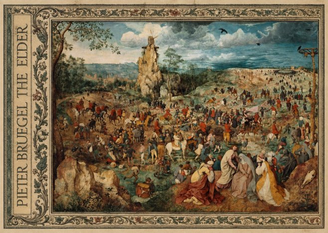 Pieter Bruegel The Procession to Calvary No2 - Affiche