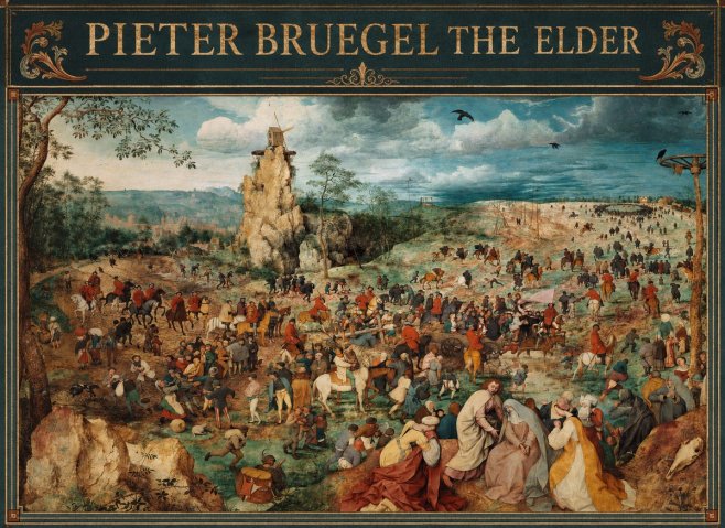Pieter Bruegel The Procession to Calvary No4 - Affiche