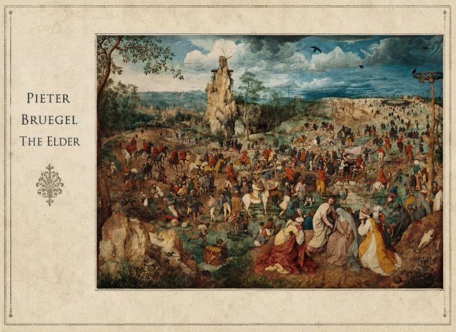 Pieter Bruegel The Procession to Calvary No5 - Affiche