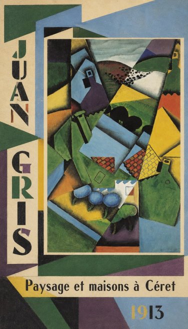 Juan Gris Paysage Et Maisons À Céret No2 - Affiche