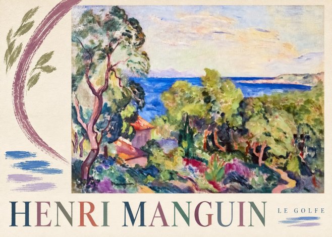 Henri Manguin Le Golfe No3 - Affiche