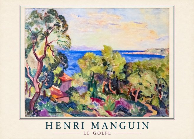 Henri Manguin Le Golfe No4 - Affiche