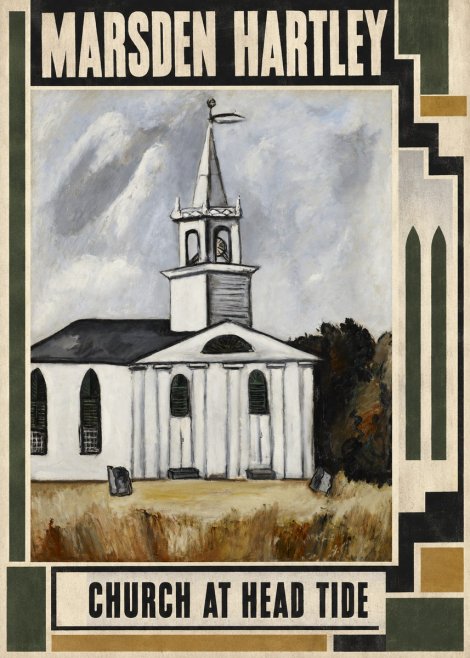 Marsden Hartley Church at Head Tide No2 - Affiche
